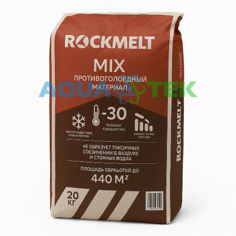 Противогололедный реагент Rockmelt Mix